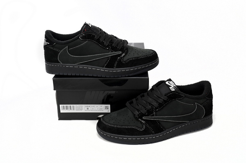 PRO  Travis Scott x Air Jordan 1 Low Black Phantom