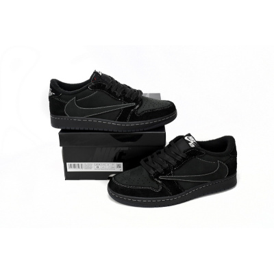 PRO  Travis Scott x Air Jordan 1 Low Black Phantom 02