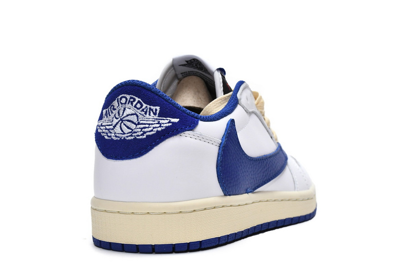 PRO Travis Scott x Air Jordan 1 Low Blue Bottom Barb