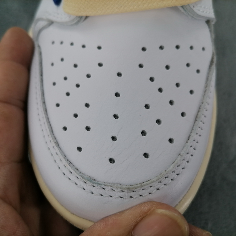 PRO Travis Scott x Air Jordan 1 Low Blue Bottom Barb