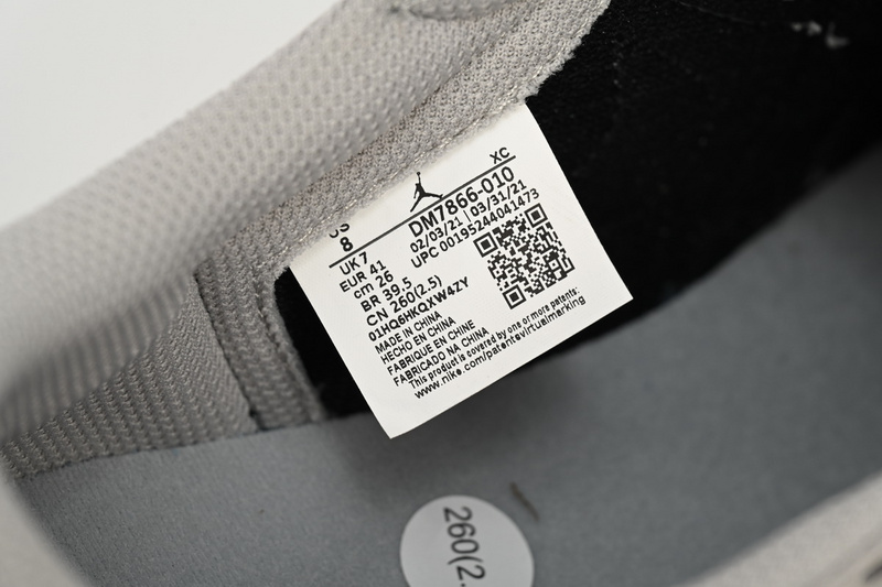 PRO  Travis Scott x Air Jordan 1 Low White Grey Low Gang