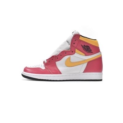 PRO Air Jordan 1 High OG Light Fusion Red 01
