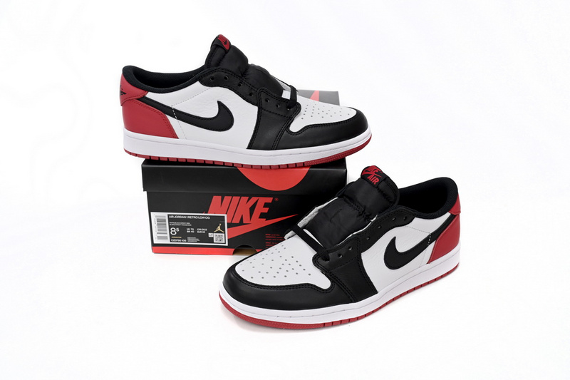 PRO Air Jordan 1 Low OG “Black Toe”Black Toe
