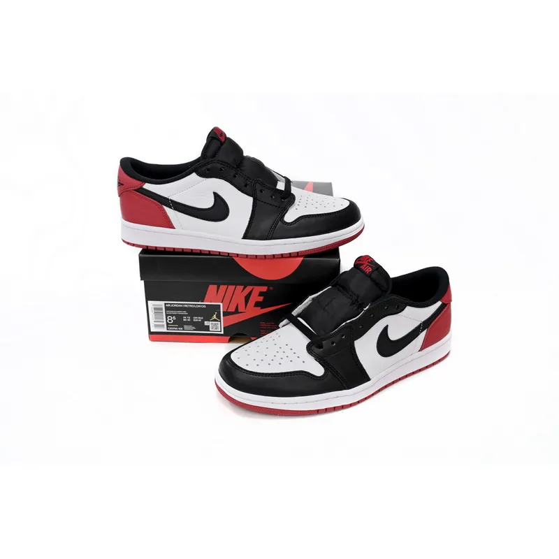 PRO Air Jordan 1 Low OG “Black Toe”Black Toe