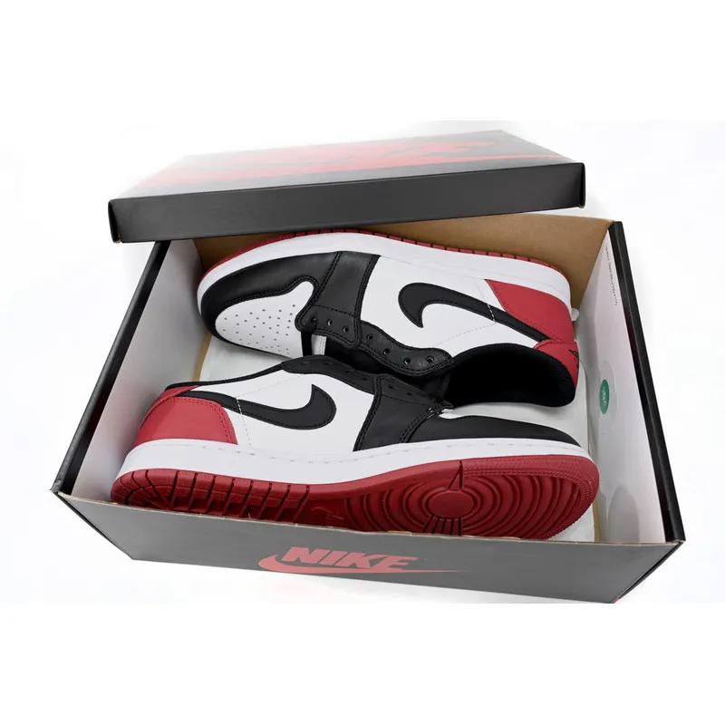 PRO Air Jordan 1 Low OG “Black Toe”Black Toe