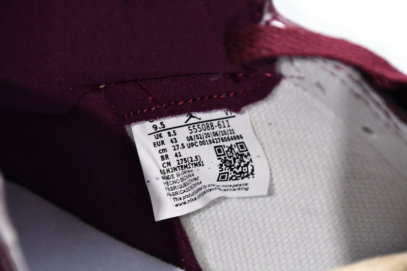 Q3 Air Jordan 1 High OG Bordeaux