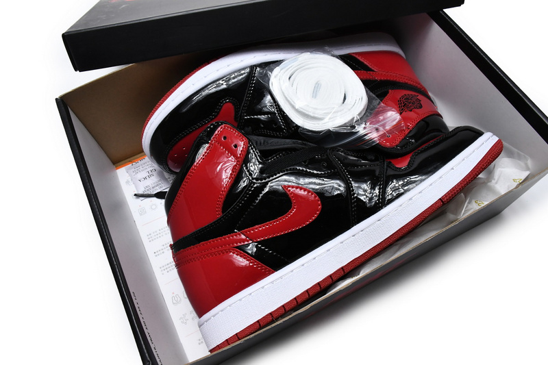 Q3 Air Jordan 1 High OG Bred Patent
