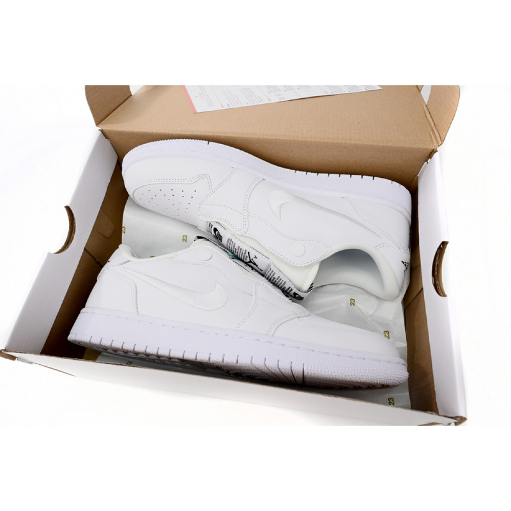 Q3 Air Jordan 1 Low All White