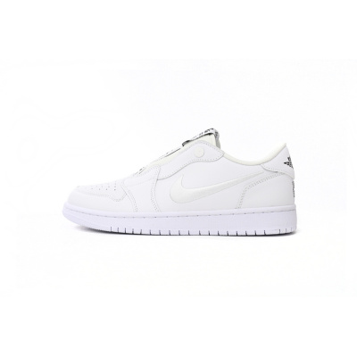 Q3 Air Jordan 1 Low All White 01