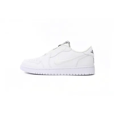 Q3 Air Jordan 1 Low All White 01