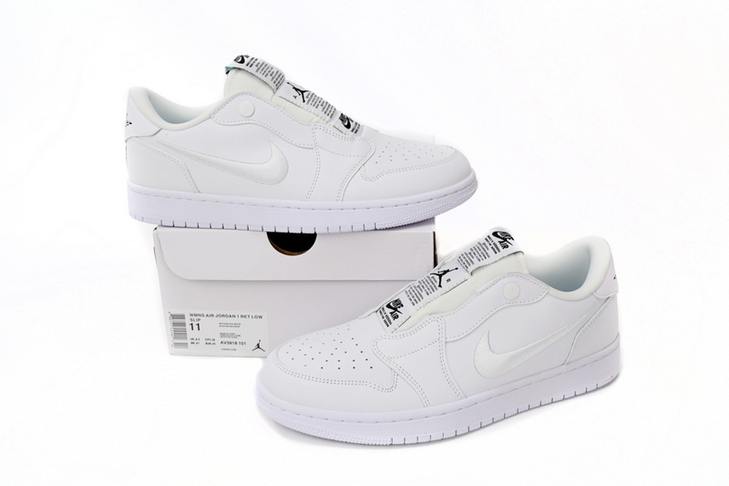 Q3 Air Jordan 1 Low All White