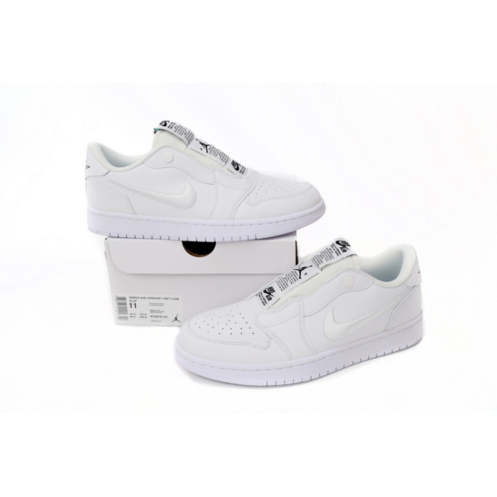 Q3 Air Jordan 1 Low All White