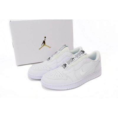 Q3 Air Jordan 1 Low All White 02