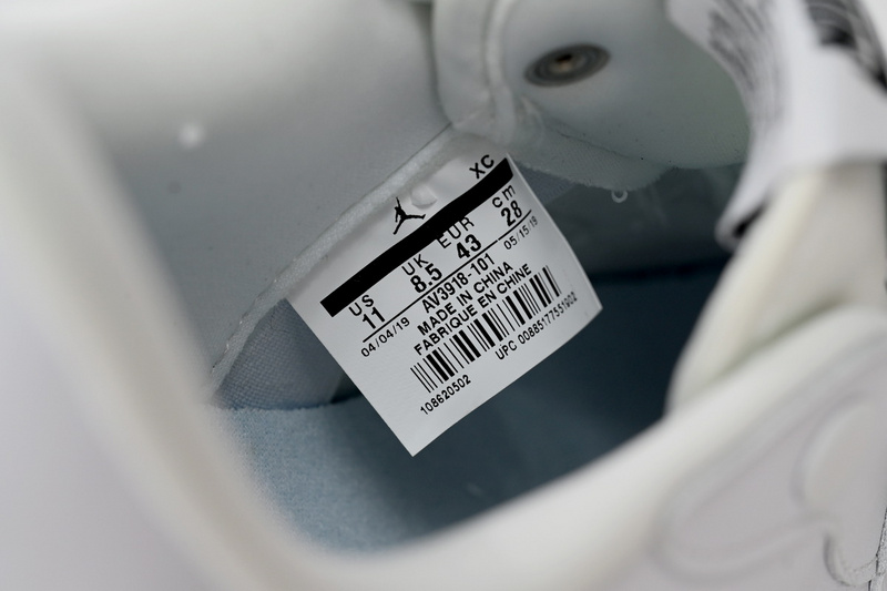 Q3 Air Jordan 1 Low All White