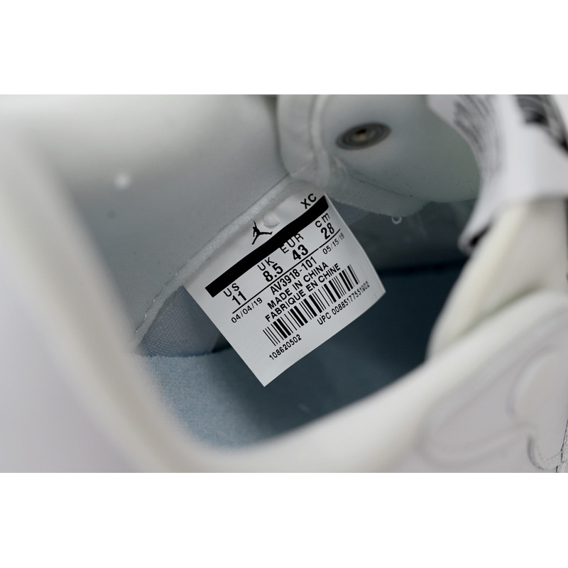 Q3 Air Jordan 1 Low All White