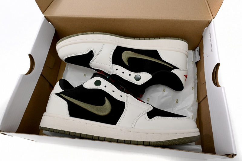 Q3 Air Jordan 1 Low Army Green