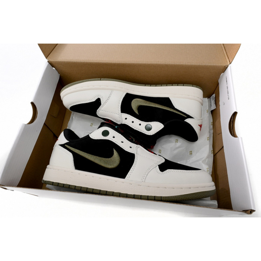 Q3 Air Jordan 1 Low Army Green