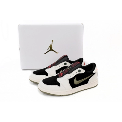 Q3 Air Jordan 1 Low Army Green 02