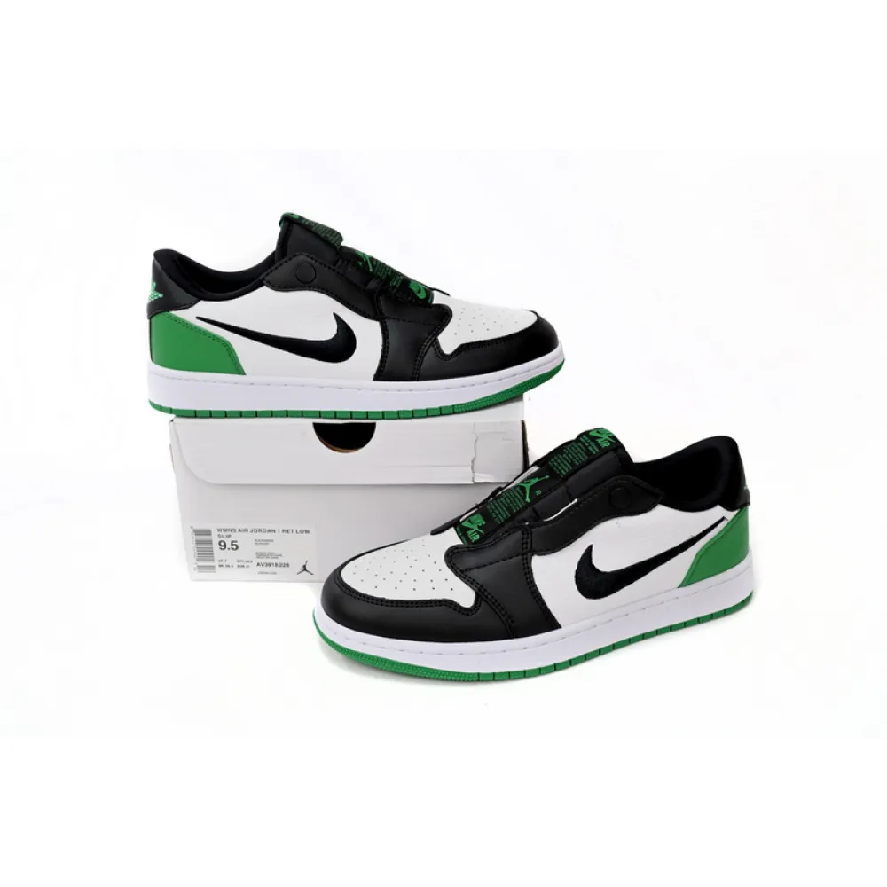 Q3 Air Jordan 1 Low Black Green