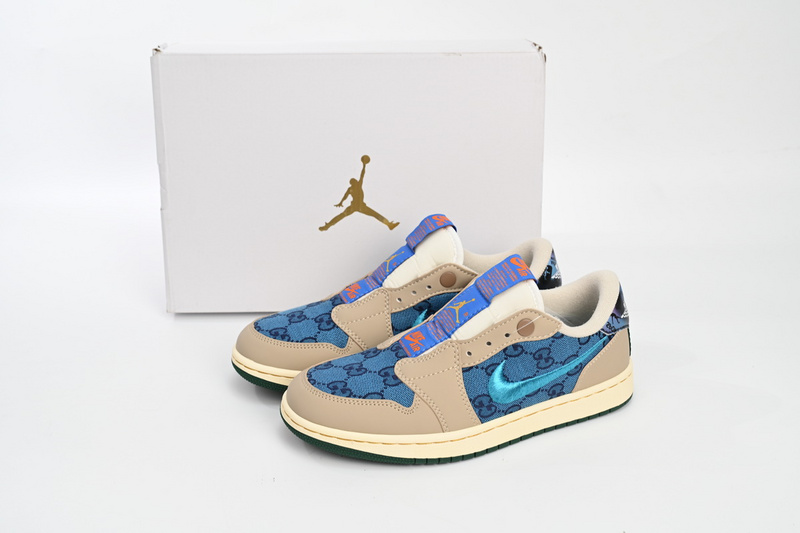 Q3 Air Jordan 1 Low Blue Sports