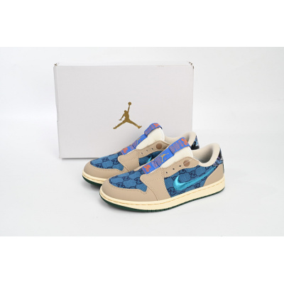 Q3 Air Jordan 1 Low Blue Sports 02