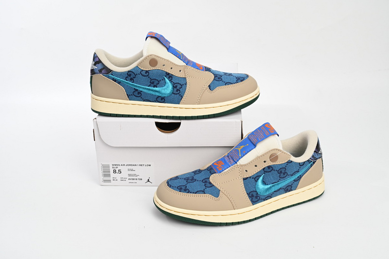 Q3 Air Jordan 1 Low Blue Sports