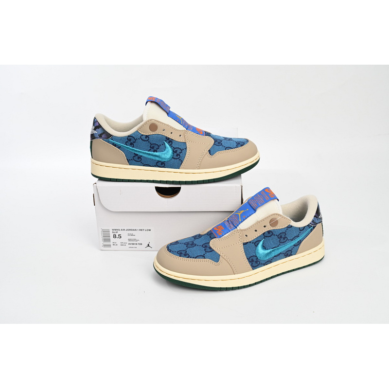 Q3 Air Jordan 1 Low Blue Sports