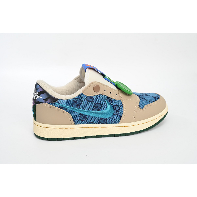 Q3 Air Jordan 1 Low Blue Sports