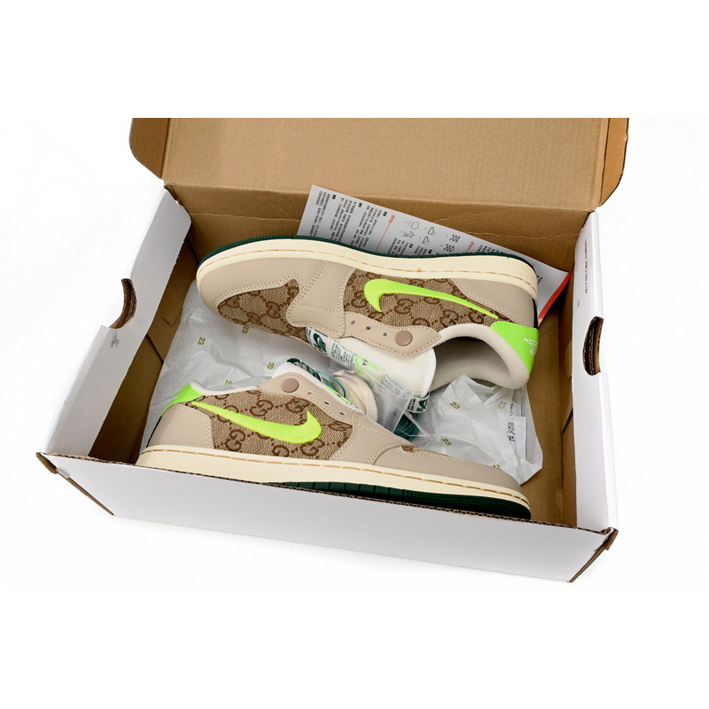 Q3 Air Jordan 1 Low Fluorescent Green