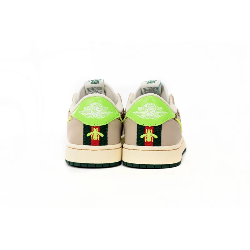 Q3 Air Jordan 1 Low Fluorescent Green