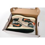 Q3 Air Jordan 1 Low Green Orange Hook