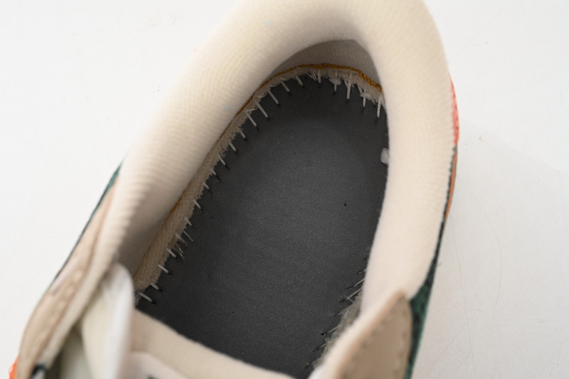 Q3 Air Jordan 1 Low Green Orange Hook