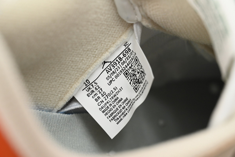 Q3 Air Jordan 1 Low Green Orange Hook