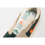 Q3 Air Jordan 1 Low Green Orange Hook