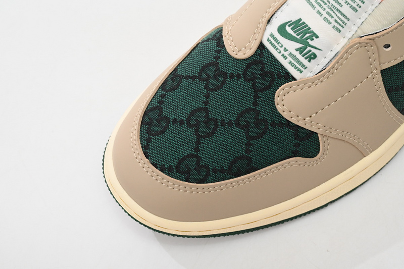 Q3 Air Jordan 1 Low Green Orange Hook