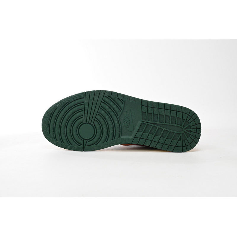 Q3 Air Jordan 1 Low Green Orange Hook