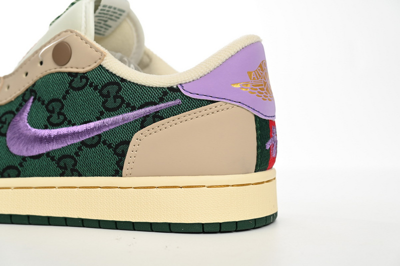 Q3 Air Jordan 1 Low Green Purple