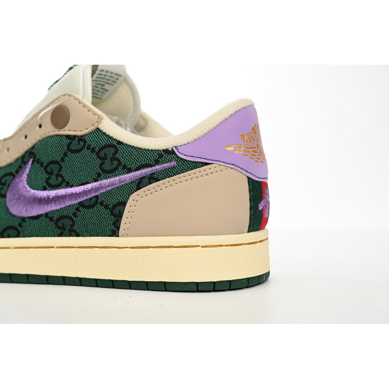 Q3 Air Jordan 1 Low Green Purple