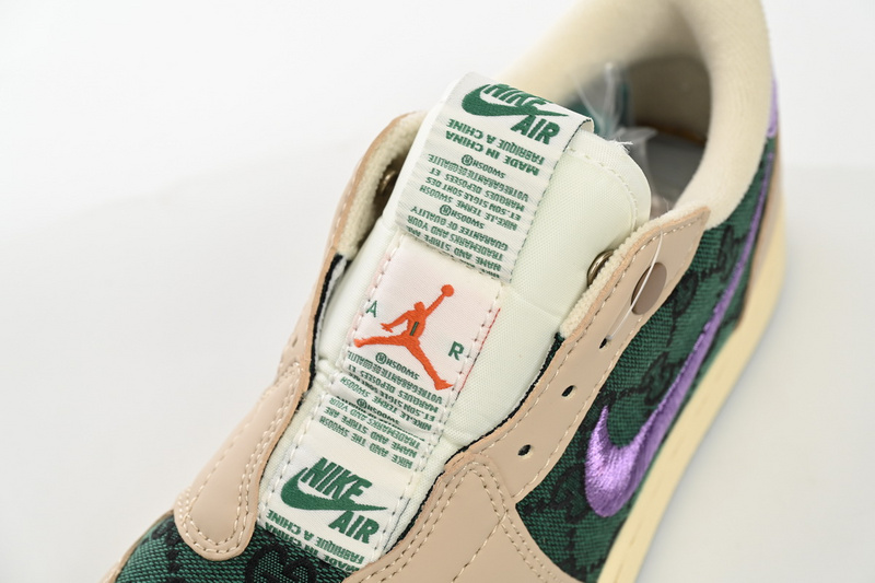 Q3 Air Jordan 1 Low Green Purple