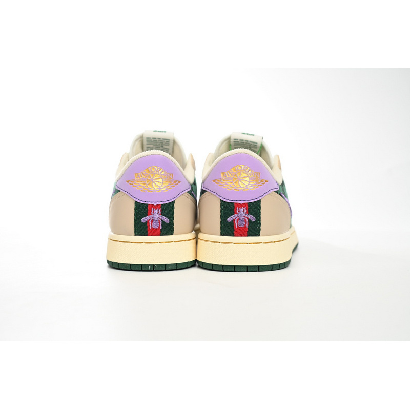 Q3 Air Jordan 1 Low Green Purple