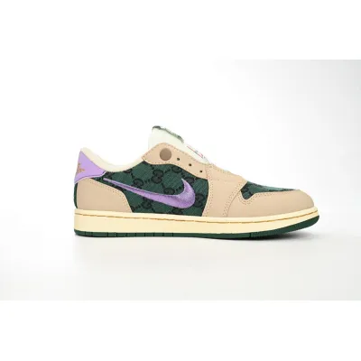 Q3 Air Jordan 1 Low Green Purple
