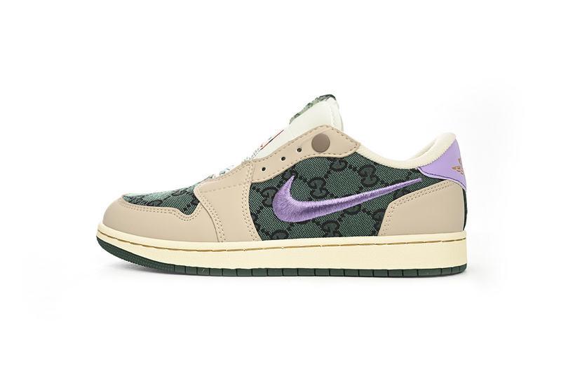Q3 Air Jordan 1 Low Green Purple