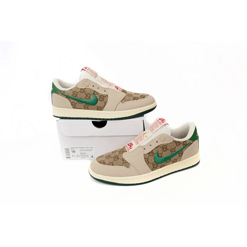 Q3 Air Jordan 1 Low Gucci Li Mit