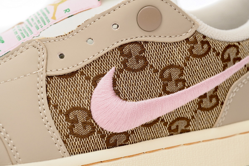 Q3 Air Jordan 1 Low Gucci Powder