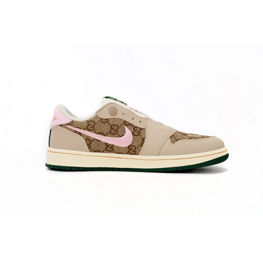 Q3 Air Jordan 1 Low Gucci Powder