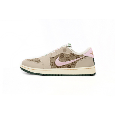 Q3 Air Jordan 1 Low Gucci Powder 01