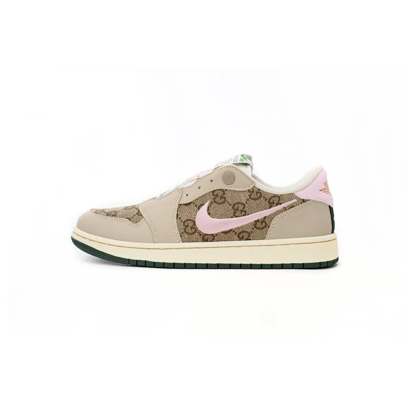 Q3 Air Jordan 1 Low Gucci Powder