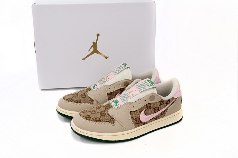 Q3 Air Jordan 1 Low Gucci Powder