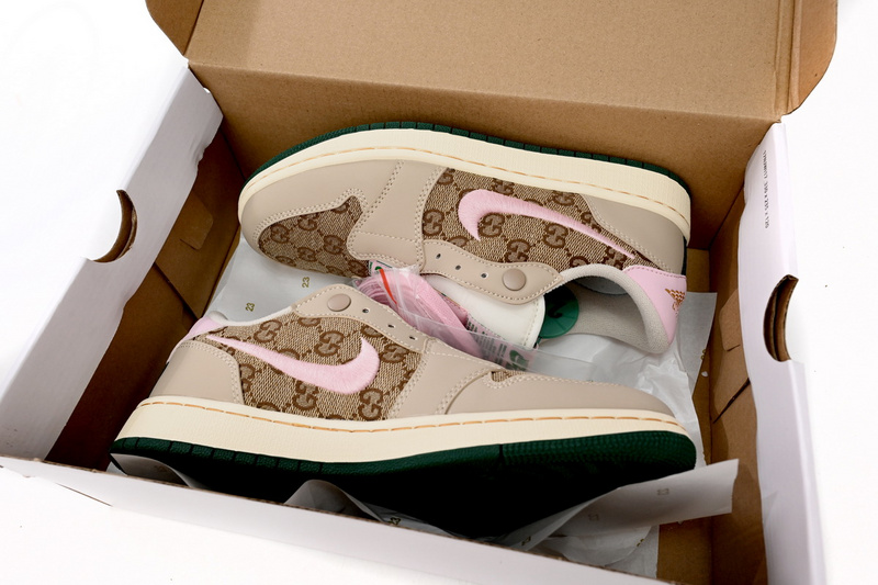 Q3 Air Jordan 1 Low Gucci Powder