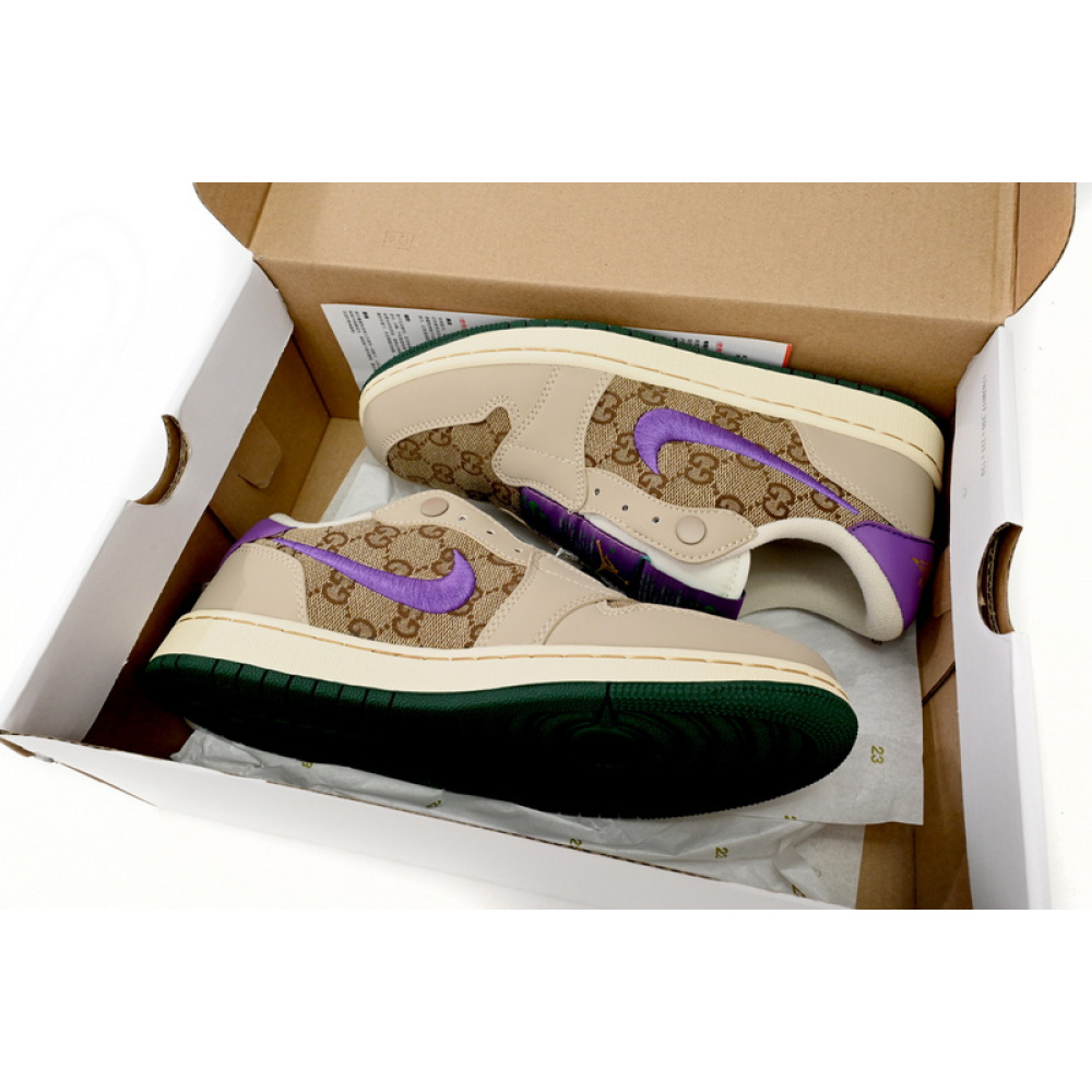 Q3 Air Jordan 1 Low Guchi Purple